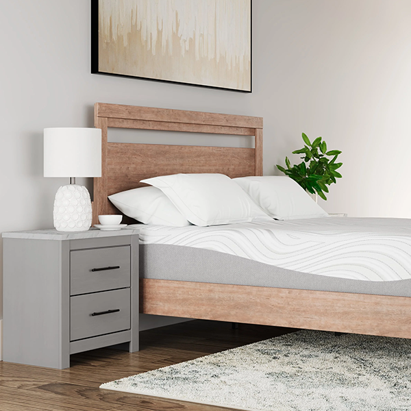 Mattress on a bed